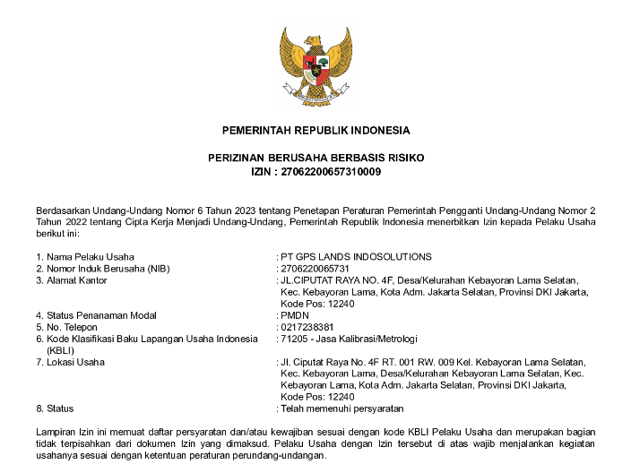 Perizinan Berusaha Berbasis Risiko