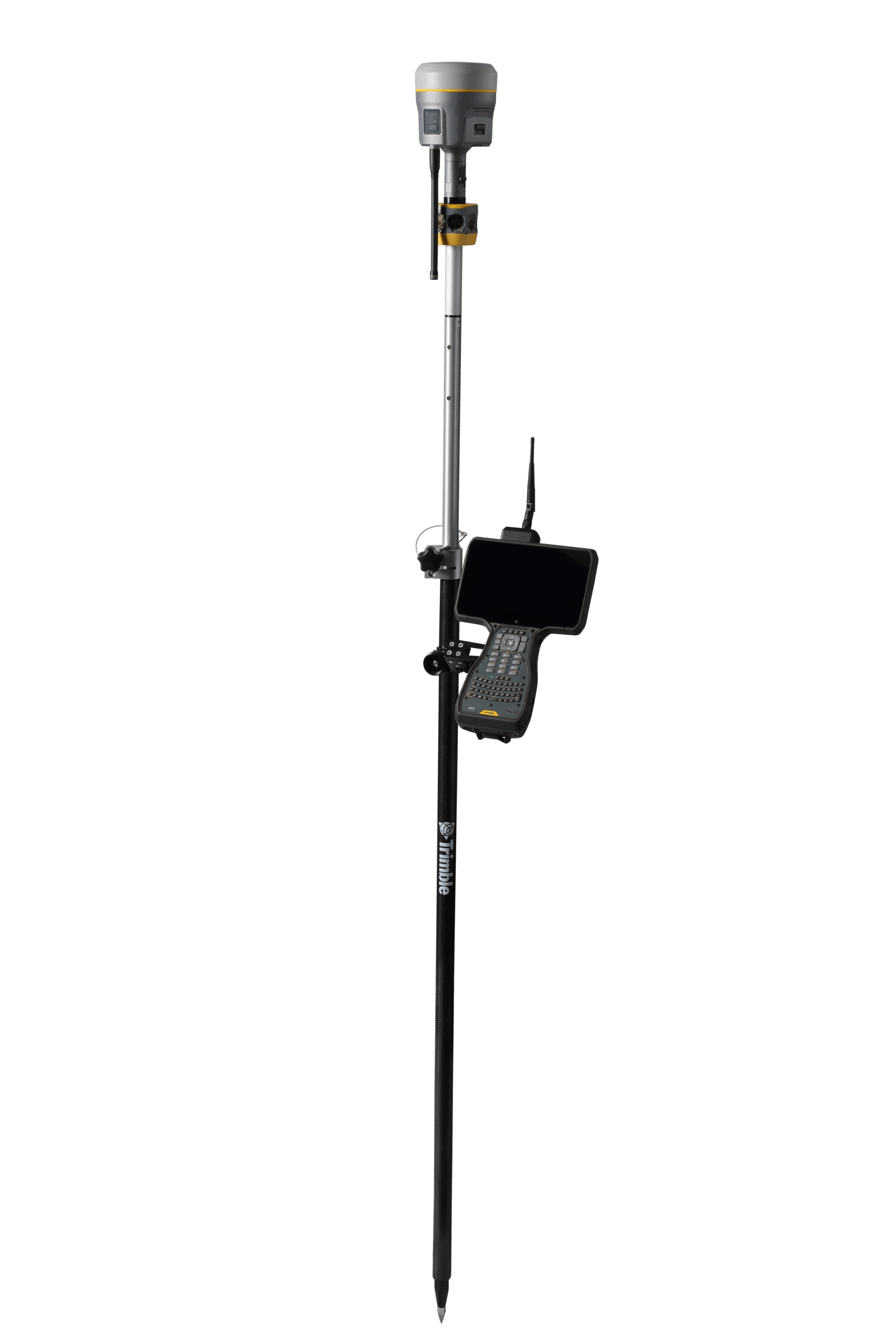 Trimble R980_360prism_TSC7_Cirronet_telescopic pole_side